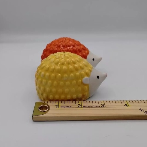 Pier 1 Hedgehog Woodland Animal Salt & Pepper Shakers Set Summer Decor - Picture 13 of 13