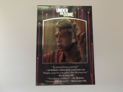 Stephen Kings Under the Dome ''IST ALLES NORMAL?'' #Q7 Trading Card - Zitat