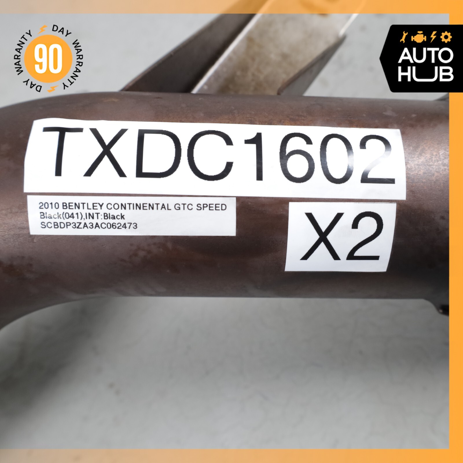 Bentley Continental GTC Speed Exhaust Downpipe Left & Right Side Set OEM 83k
