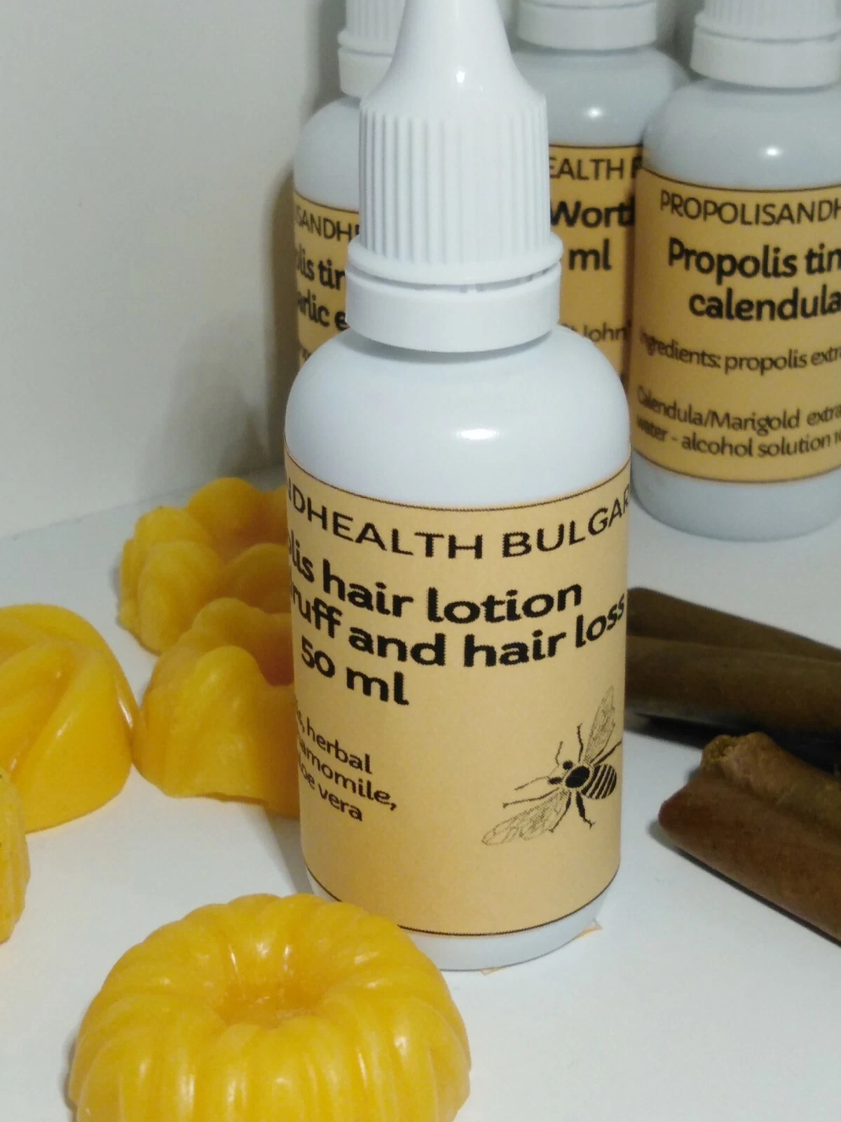 Dandruff Serum, Hair Loss Lotion With Bee Propolis and Herbal Extracts 1.7 oz
