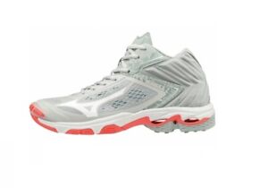 Scarpe Pallavolo Donna - Mizuno Wave Lightning Z5 Mid - Col. Grigio/Corallo  | eBay