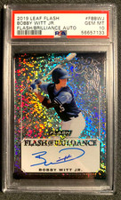 2019 Bobby Witt Jr. Leaf Flash Of Brilliance Auto PSA 10 Gem Mint * POP 9 *