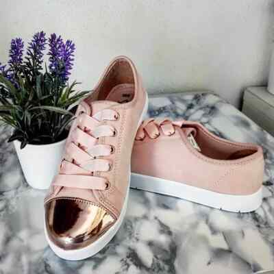 gold trainers ladies