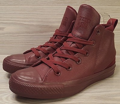 converse all star burgundy leather