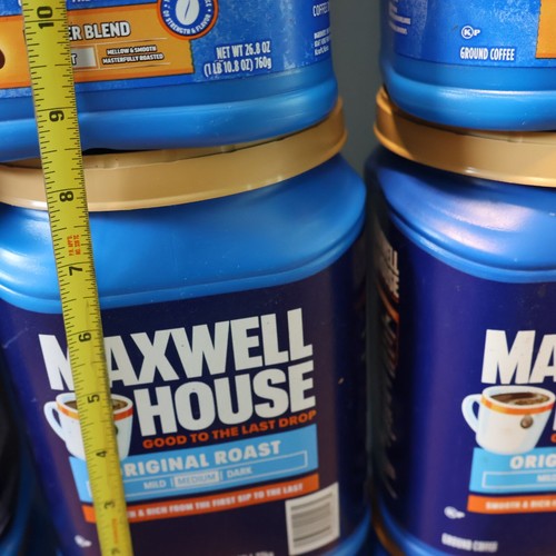 EMPTY Coffee Cans Containers Home Storage Craft Projects Maxwell House (14) - Picture 9 of 10