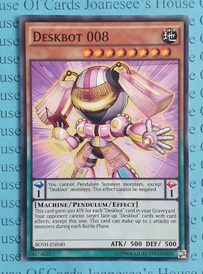 Deskbot 008 BOSH-DE040 Yu-Gi-Oh Karte (U) Neu