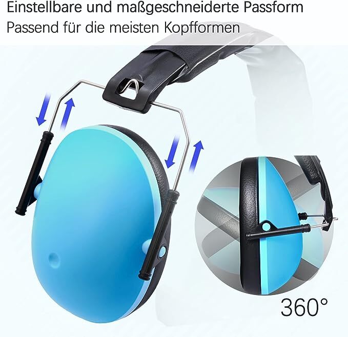 Ear Defenders 35dB Highest NRR Safety Earmuffs Noise Reduction Hearing