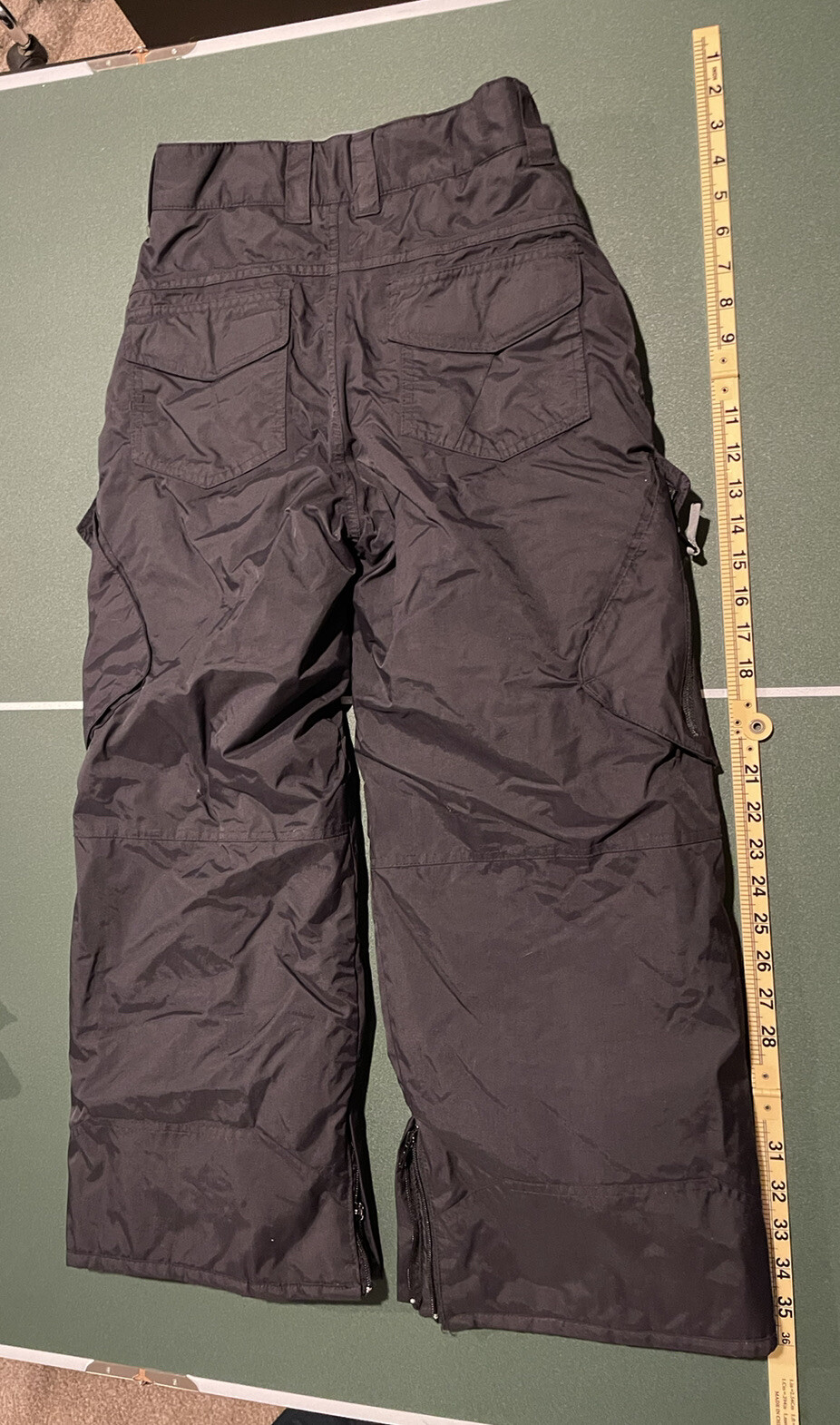 Ripzone Black Unisex Ski/Snowboarding Pants Size Large (Youth Medium