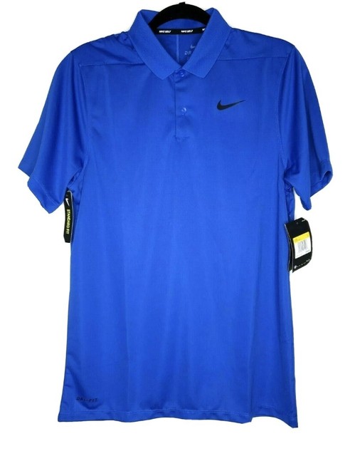 royal blue nike polo