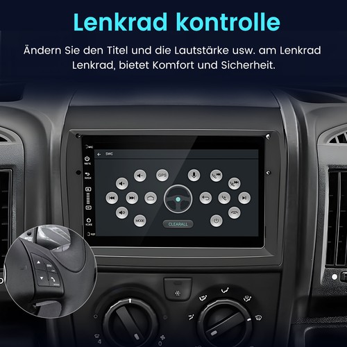 Carplay Android 13 2+64GB Autoradio Für Fiat Ducato Citroen Jumper Peugeot Boxer - Bild 7 von 14