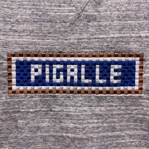 Le Bijou Parisien Paris Pigalle Embroidered Logo Adult S Crewneck Sweatshirt - Picture 3 of 11