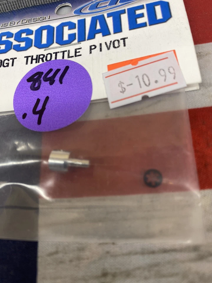 TEAM Associated 7557 RC10GT Throttle Pivot NEW USA SHIPPED - Image 2 of 3