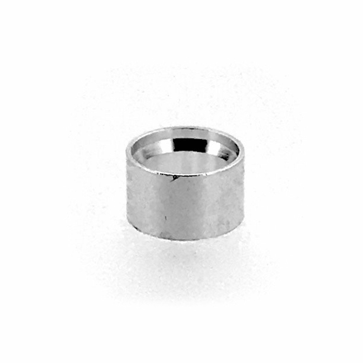 Sterling Silver Open Back Round Bezel Setting For 4mm Gemstone