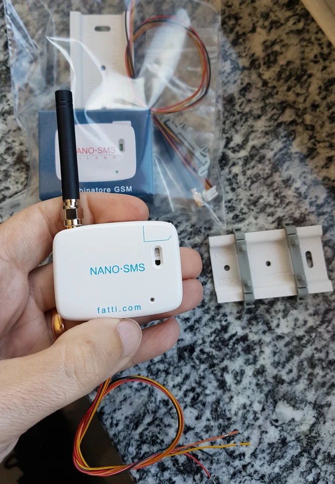 Combinatore Telefonico GSM NANOSMS per Antifurto Allarme 3FILI Black Friday AI - Immagine 4 di 4