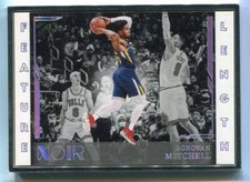 2021-22 Panini Noir 260 Donovan Mitchell FL 24/25 Feature Length Metal