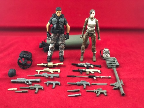 2012/2013 G.I. JOE Retaliation ULTIMATE FLINT und LADY JAYE Actionfiguren