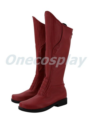 The Flash Schuhe Cosplay Herren Rot Stiefel - Bild 8 von 10