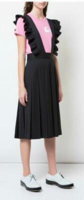 comme des garcons pleated skirt