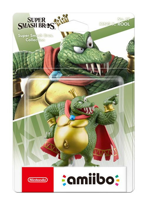 Figurine Amiibo King K. Rool 67 Super Smash Bros pour console Nintendo Switch
