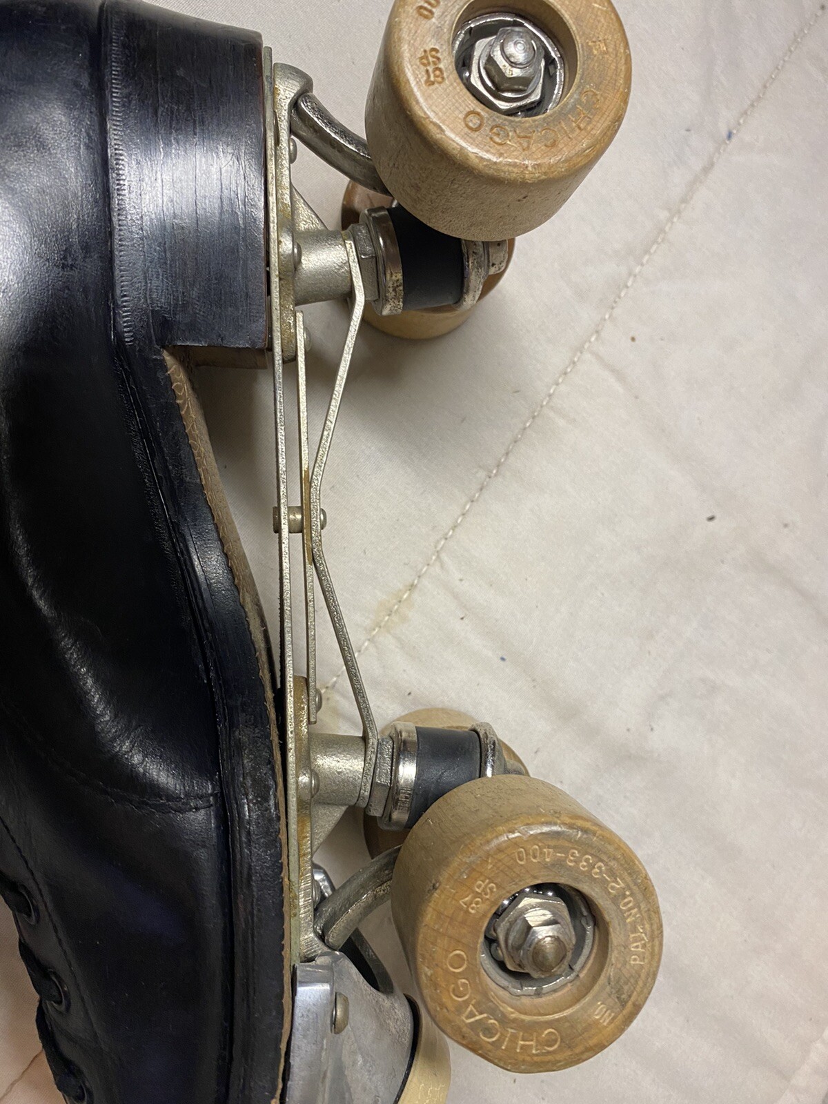 CHICAGO ROLLER SKATE size 8 Mens HYDE ATHLETIC SHOE ROLLER SKATES Wood