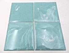 VINTAGE NEW SET OF 4 REGAL TURQUOISE MARBLE P...