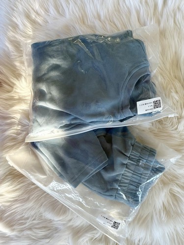 Comfy And Ready Soft Lounge Sweater Shorts Set in Blue Women’s Size Small - Picture 15 of 18