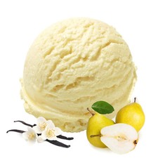 Vanille Birne Low Carb Eis Pulver Vegan Zucker-, laktosefrei 333 g