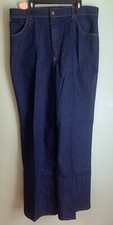 NOS Ms Lee Riders Stretch vintage 80s high waist dark denim jeans misses 34 USA
