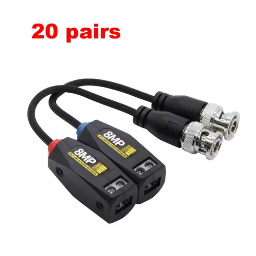 Wholesale 8MP CCTV Video Balun Twisted Pair Balun Connector AHD TVI CVI CVBS - Picture 16 of 18