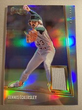 2020 Panini Select 1993 Retro Materials Holo Dennis Eckersley #d 43/75 1/1 HIS #