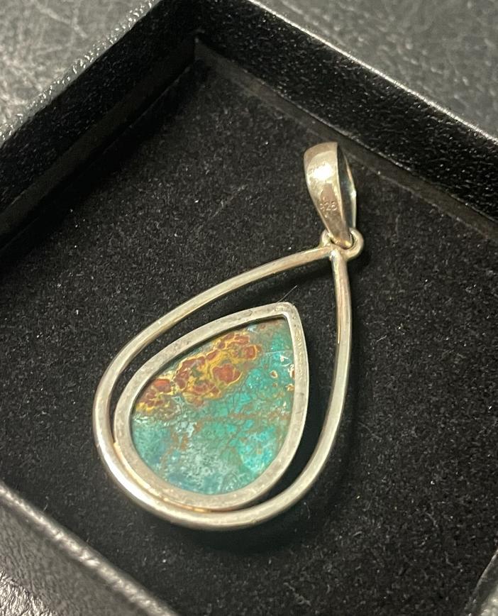 Multi Color Chrysocolla .925 - image 3