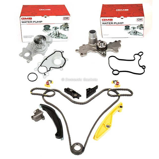 Timing Chain Kit Water Pump w/ 4-Bolt Flange Fit 15-16 Lincoln Ford F-150 3.5L - Изображение 4 из 4