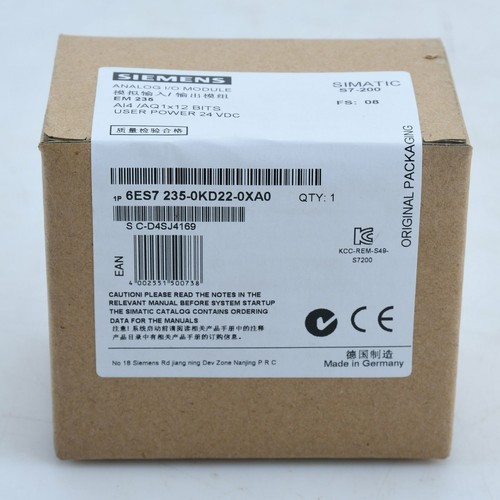 1 STCK. Neu Siemens 6ES7 235-0KD22-0XA0 im Karton 6ES72350KD220XA0 Schnellversand - Bild 2 von 5