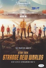 Christina Chong & Bruce Horak "Star Trek: Strange New Worlds" SIGNED 8x12 Photo