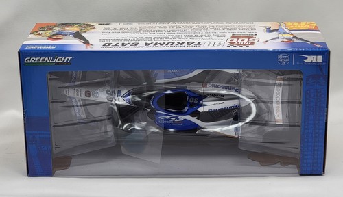 Takuma Sato 2020 doble firmado Greenlight Honda Indy 500 Win Indy Car diecast 1/18 - Imagen 8 de 22