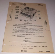 Ampro Models 757, 757-A Photofact Folder