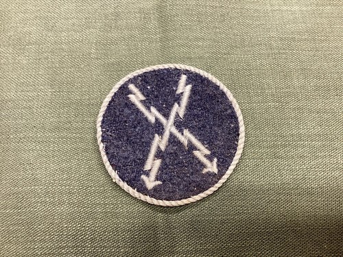 WWII German Luftwaffe Radio Specialist Arm Patch Original WW II Era L👀K!