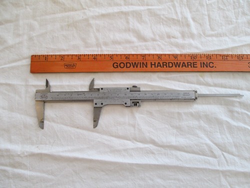Helios Vernier Caliper Vintage Stainless Steel - Picture 3 of 9