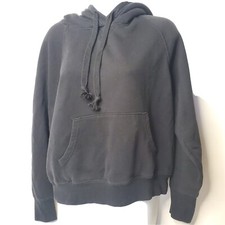 Old Navy Women's Size Medium Hooded Sweatshirt Black Cotton Blend
