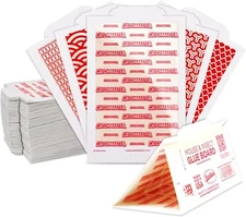 Pro Strength Mouse & Insect Glue Boards 60pk Traps Indoor for Home,