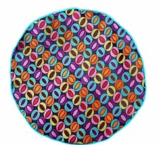 Lord R Colton Masterworks Pocket Round Naples Black Geo Silk - 75 Retail New