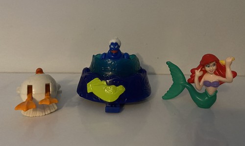 Mc Donald’s Little Mermaid Figures Ursula Ariel Scuttle Disney Vintage 90s - 第 1/6 張圖片