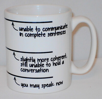 You May Speak Now Kaffeetasse kann personalisiert werden lustiges Frühstück Teetasse Geschenk