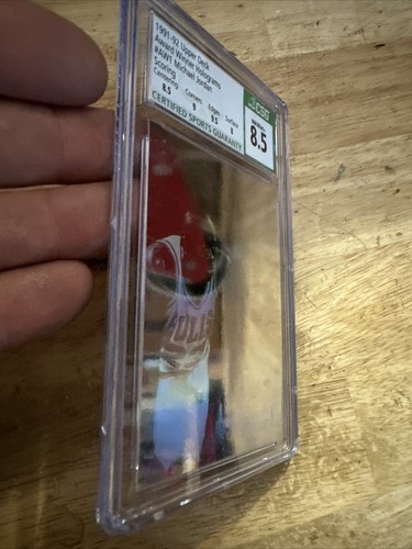 Michael Jordan CSG 8.5 Vintage Basketball Collector Card Upper Deck 1991 NBA HOF - Picture 16 of 21