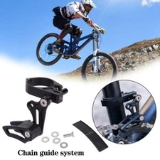  MTB Bicycle Chain Guide Drop Catcher Clamp Mount Adjustable For Mountain Bike