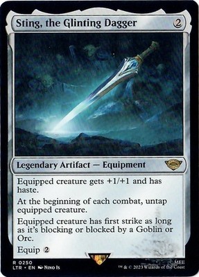 Sting, the Glinting Dagger - MtG Lord of the Rings - R0250 NM 2023