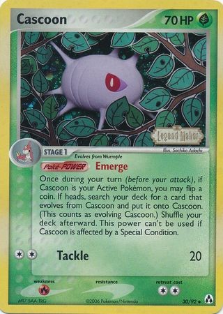 Cascoon (30/92) (gestempelt) [EX: Legend Maker]