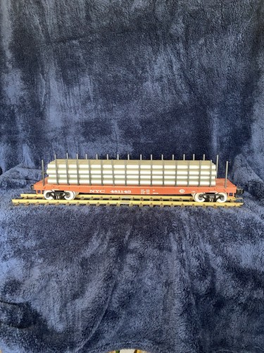 Tren plano MTH G Guage Union Pacific con carga por tubería NYC 481143 | Zustand: Used