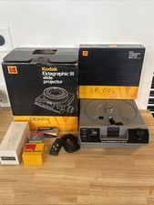 Vintage Kodak Ektagraphic III B Slide Projector With Slide Tray Model 2 WORKS 