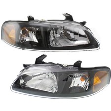 Headlight Set Left And Right For 2002-03 Nissan Sentra Se-rse-r Spec V Model